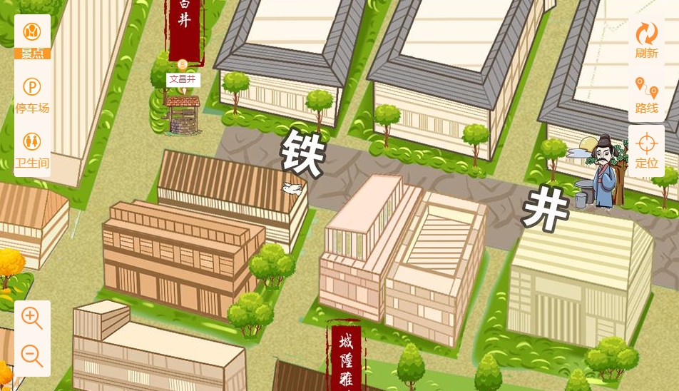 华阴智慧景区：手绘地图与语音导览的完美融合